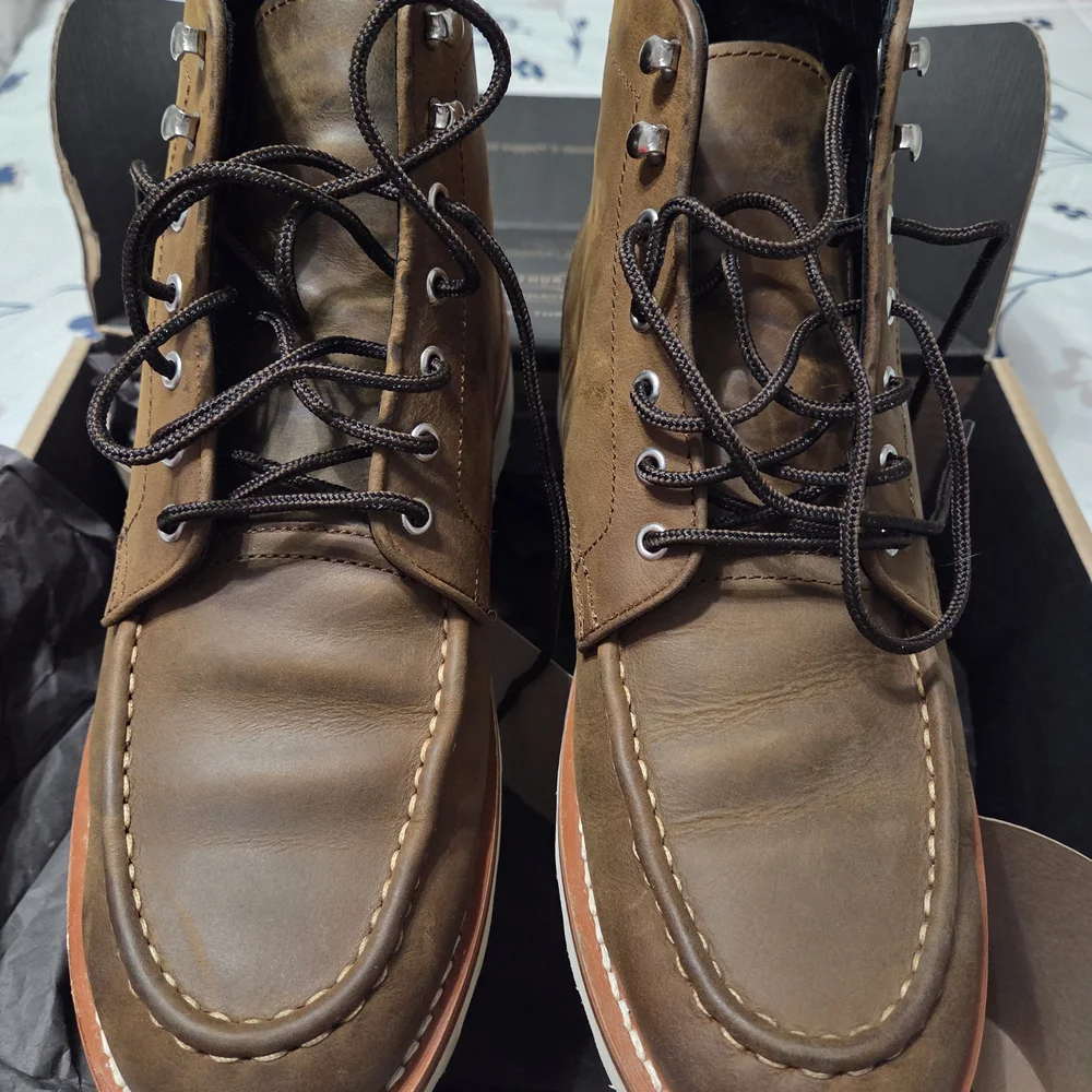 Thursday Boot Company Brown and Black Shoe Box